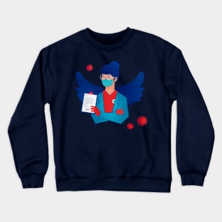 Essential Employee Angel Crewneck Sweatshirt